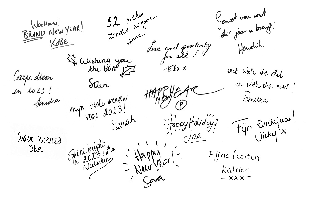 Quatre Mains package design - quatre mains, message, handwriting