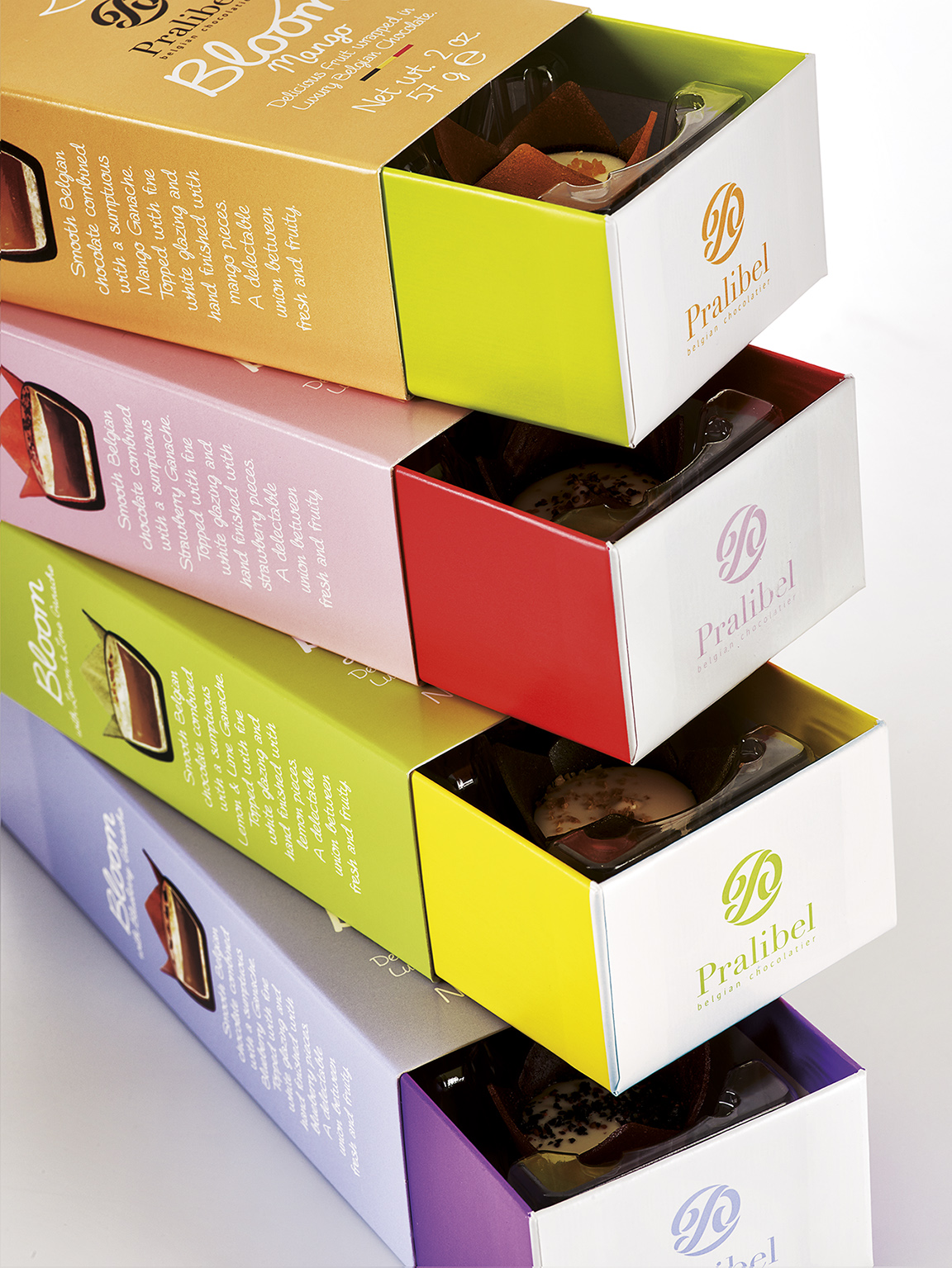 Quatre Mains package design - Detail shot, Close up Pralibel
