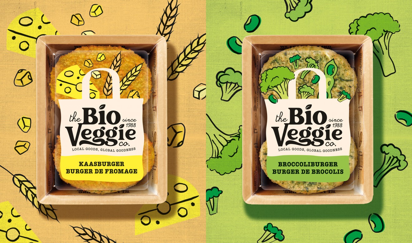 Quatre Mains package design - Redesign for The Bio Veggie Company