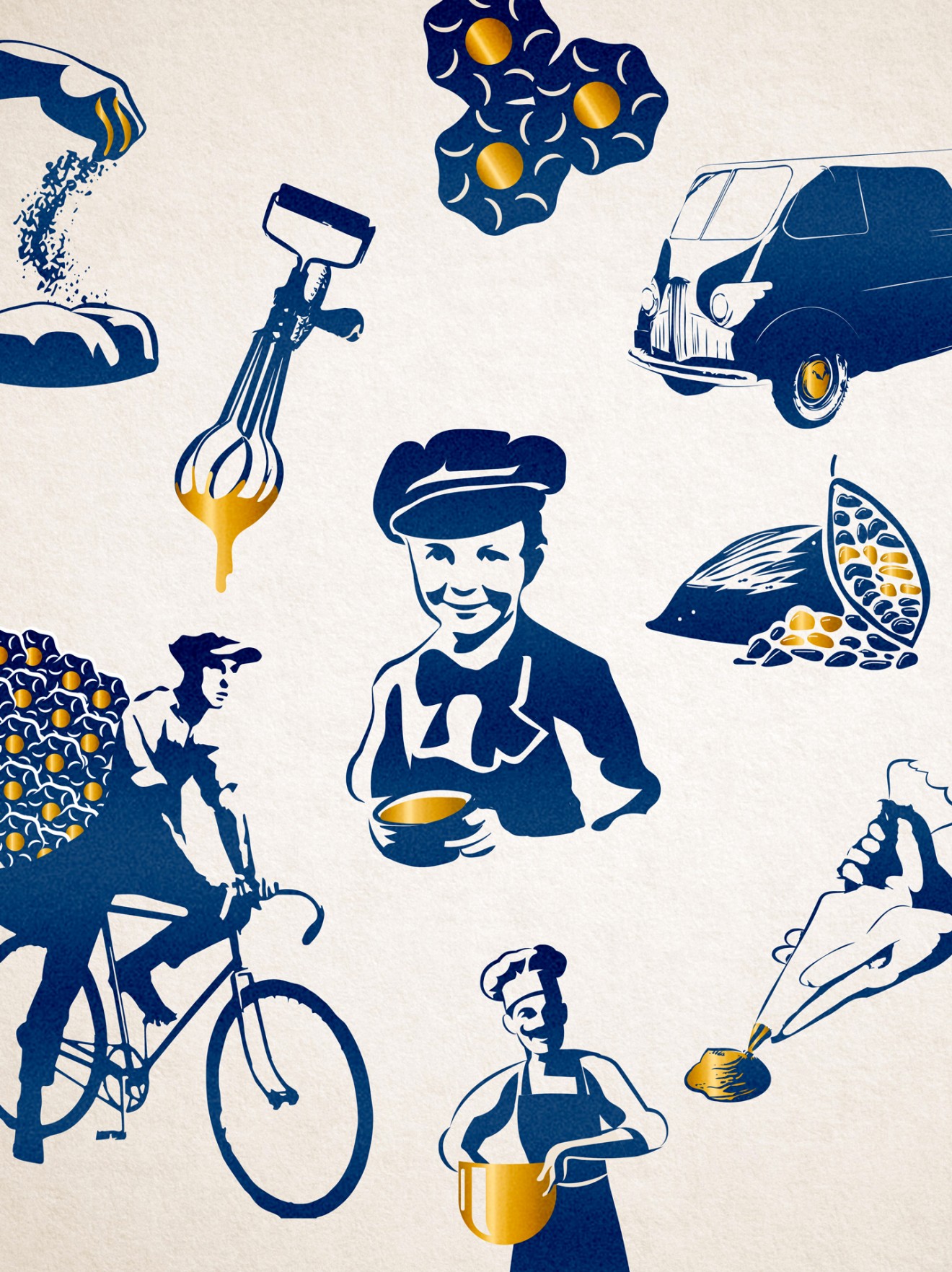 Quatre Mains package design -