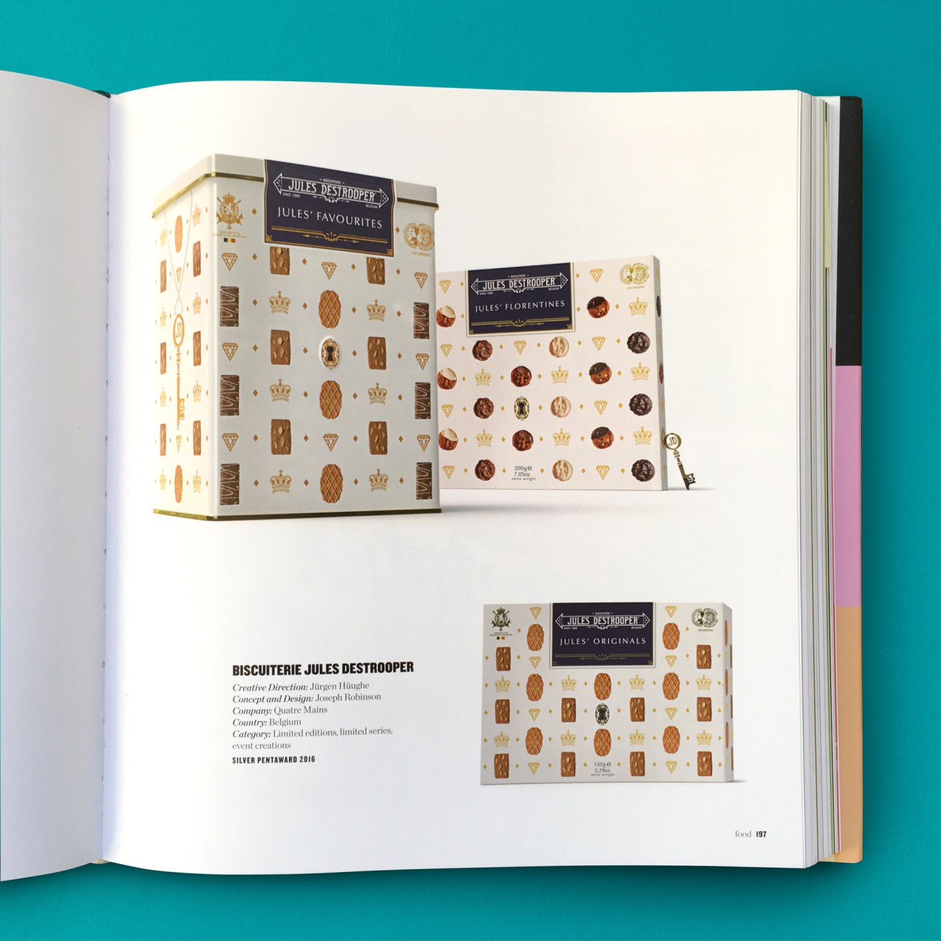 Quatre Mains package design - jules destrooper, eoy, pentaward