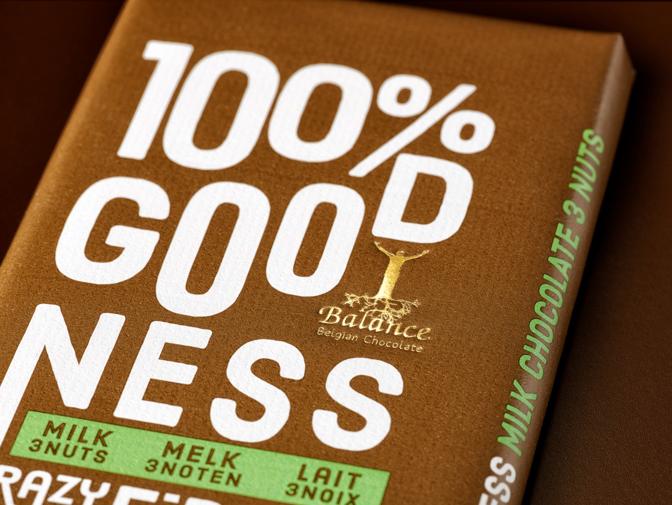 Quatre Mains package design - goodness, sugar, nuts, redesign