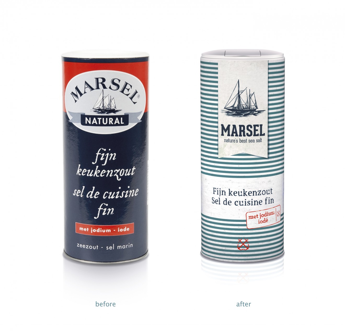 Quatre Mains package design - logo, update, marsel, best salt