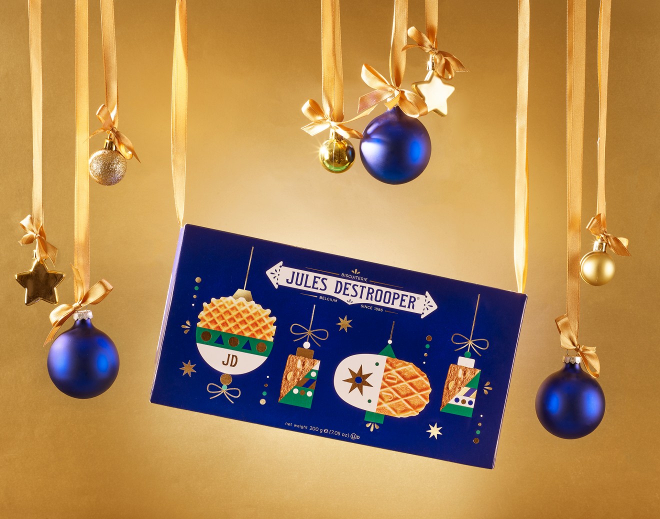 Quatre Mains package design - end of year, biscuits