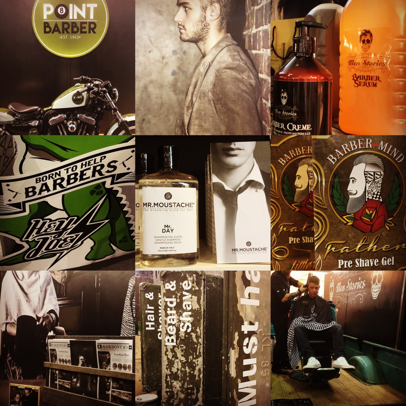 Quatre Mains package design - packaging, barber, men care