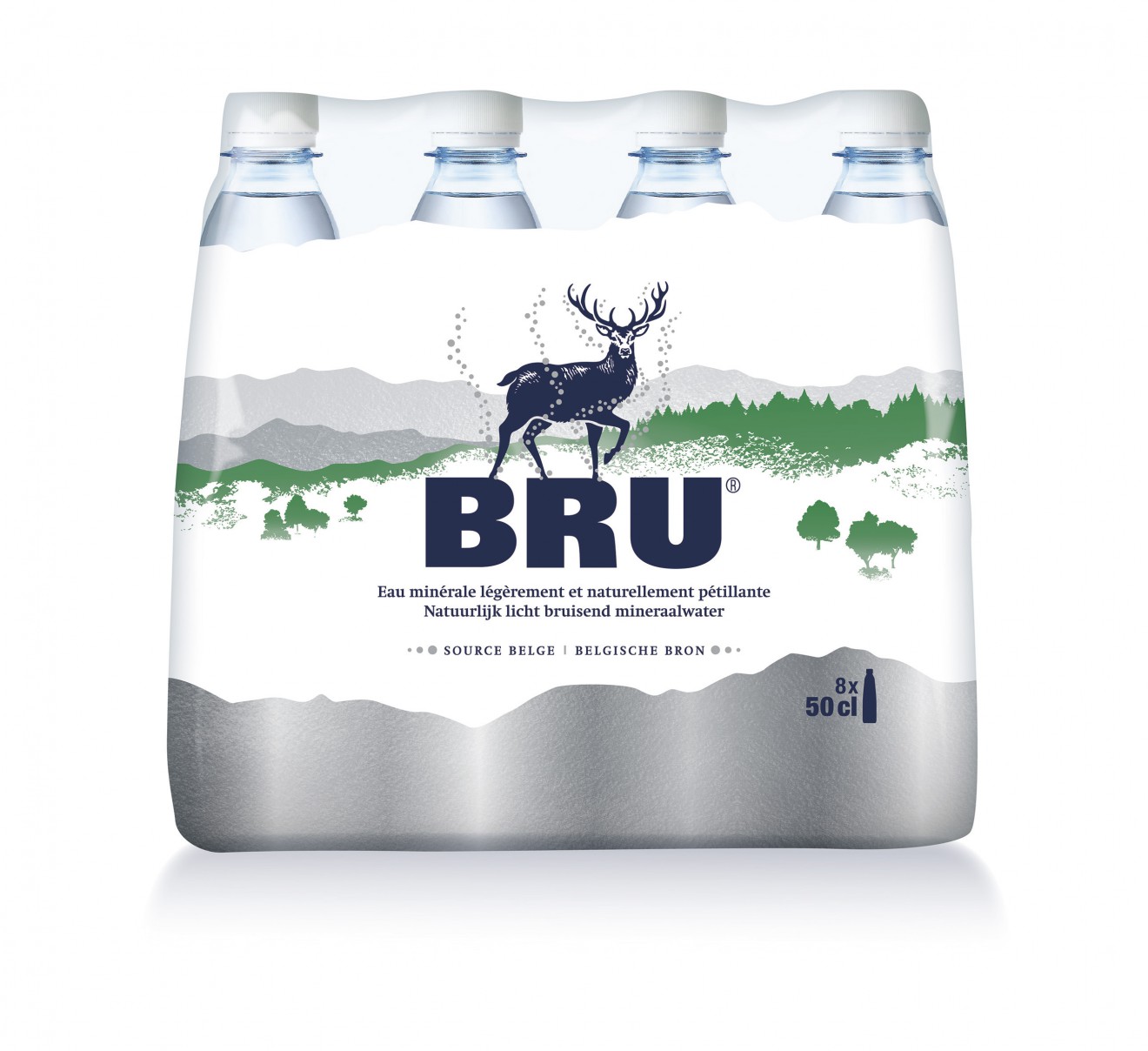 Quatre Mains package design - bru, multipack, hert, stag