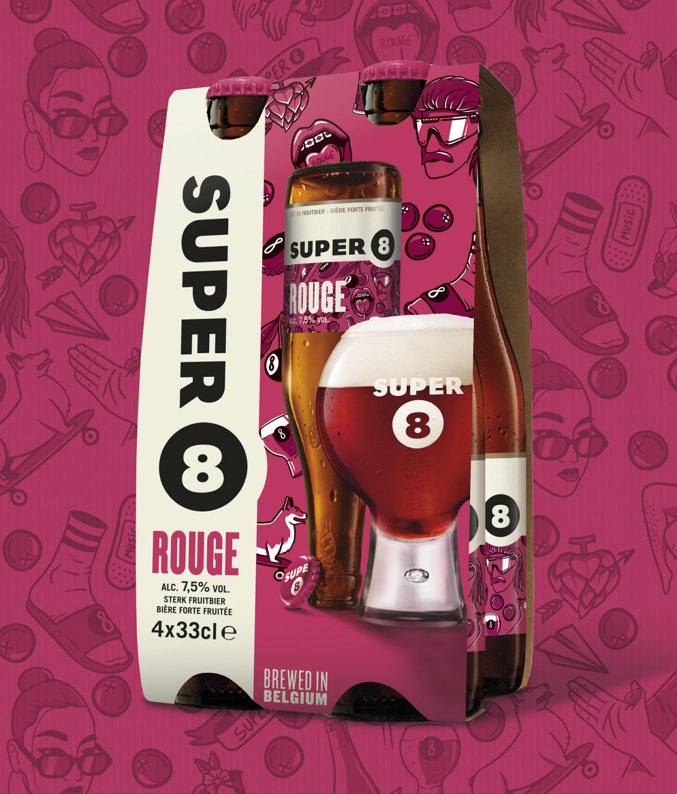 Quatre Mains package design -
