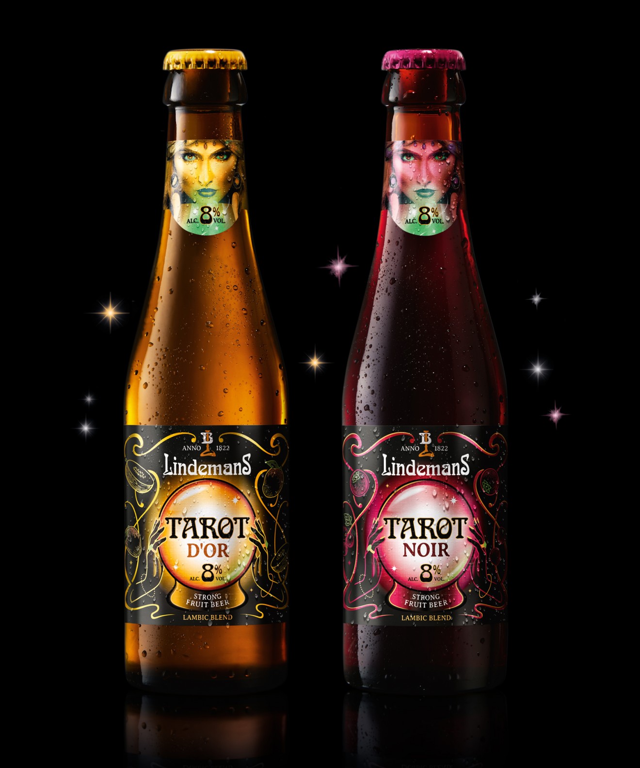 Quatre Mains package design - Tarot Brand Creation for Lindemans
