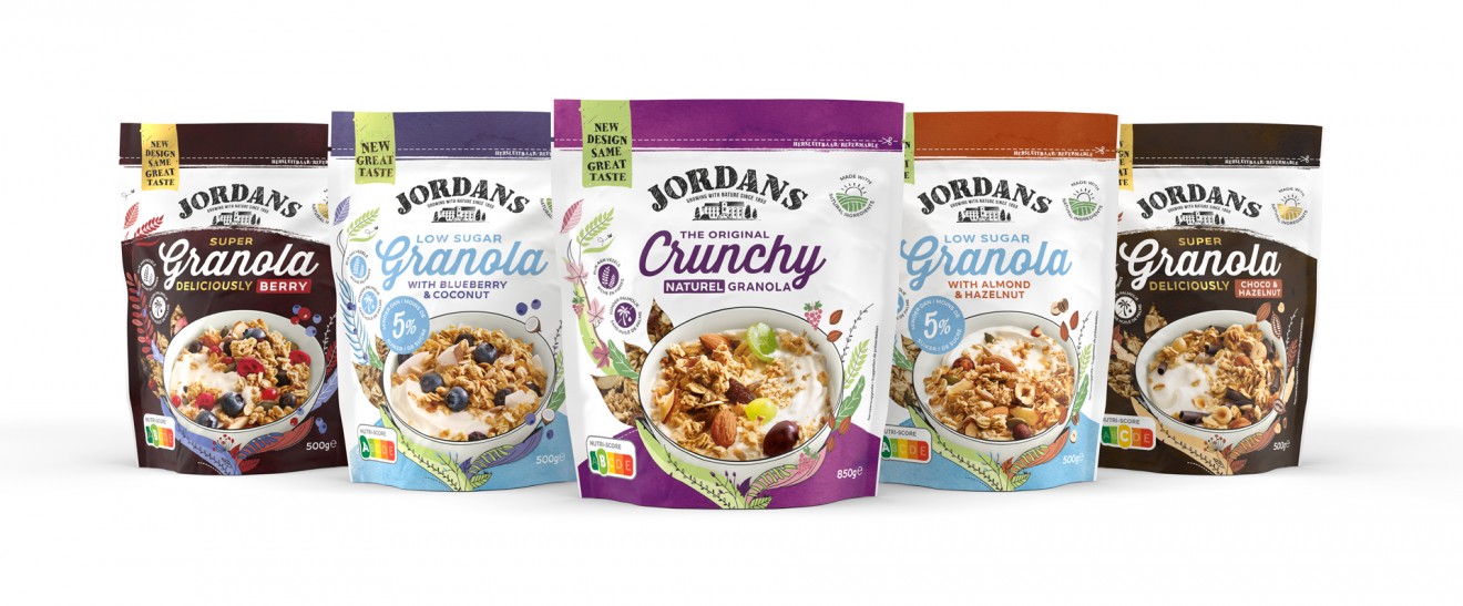 Quatre Mains package design - line up, bags, pouches, redesign