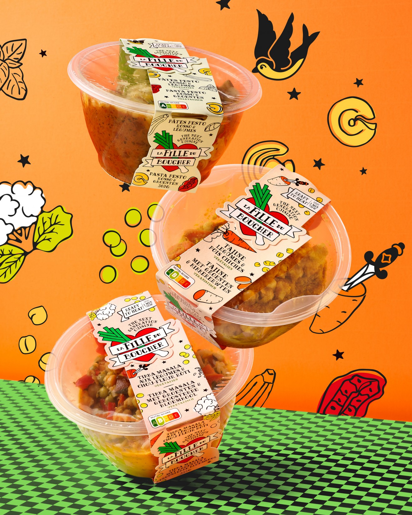 Quatre Mains package design - 