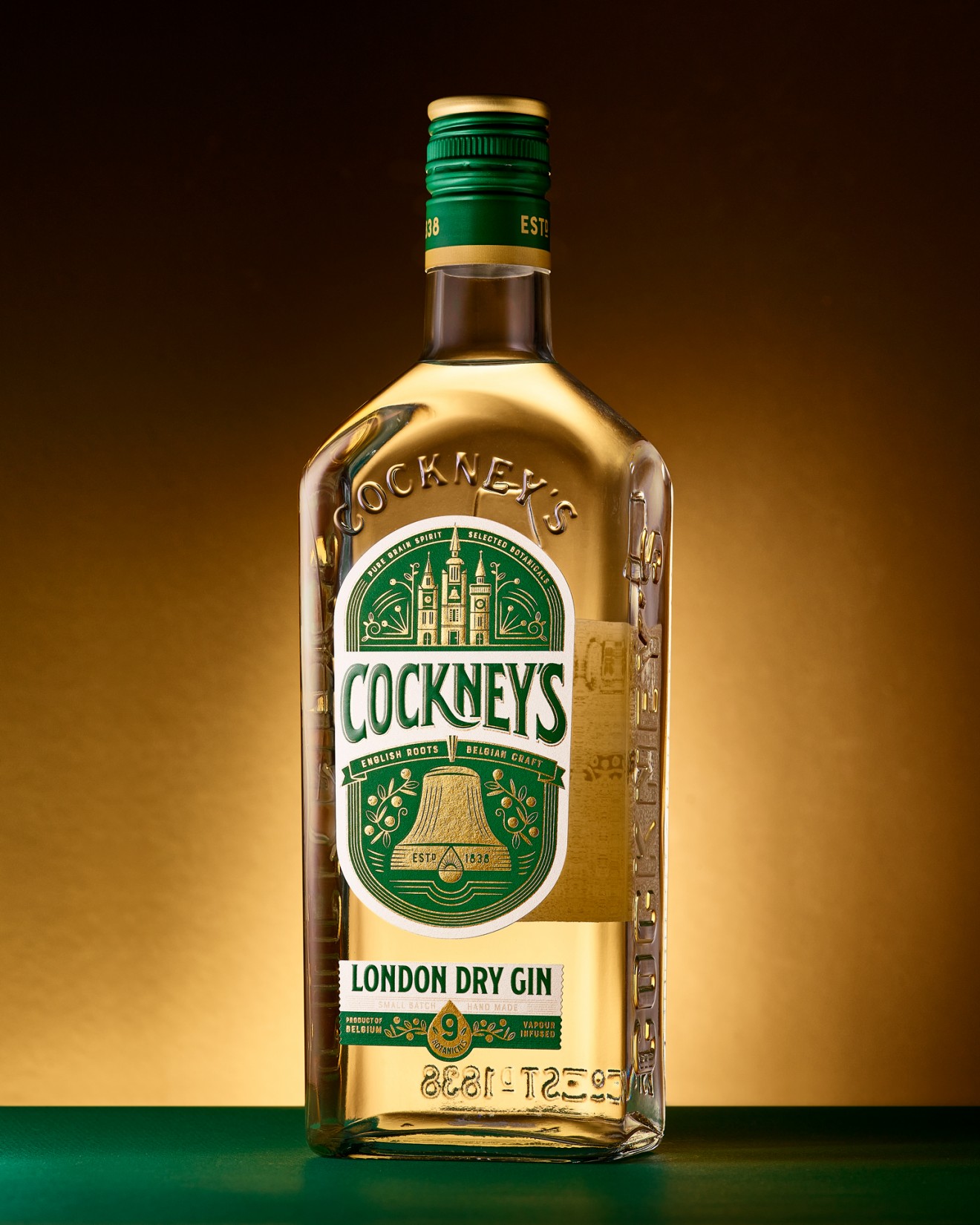 Quatre Mains package design - Cockney's Gin packaging redesign