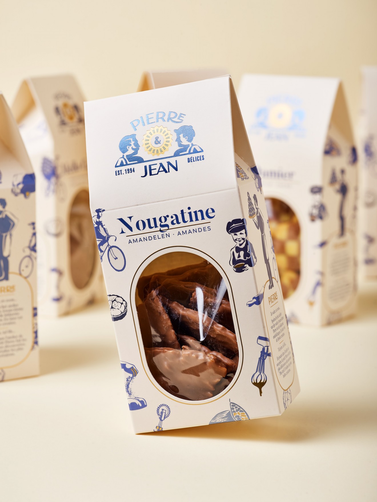 Quatre Mains package design -