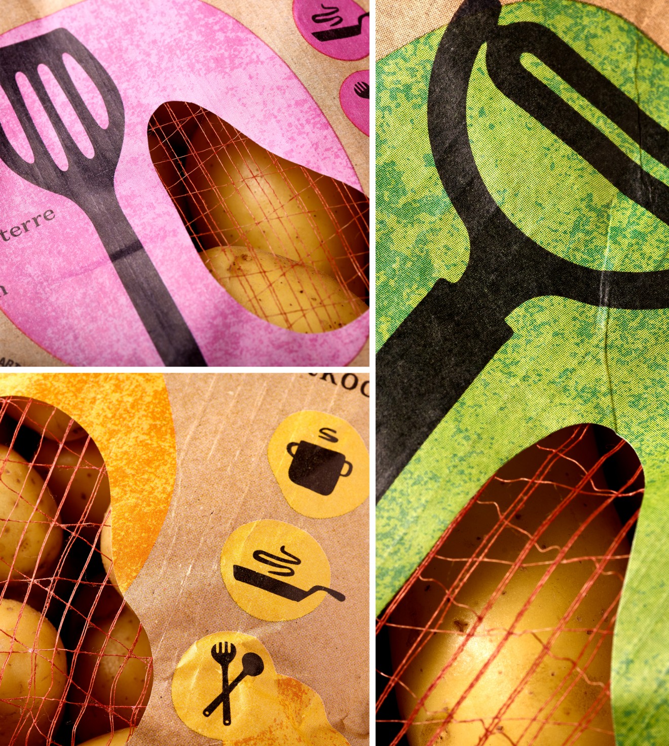 Quatre Mains package design - Packaging design for Warnez Potatoes