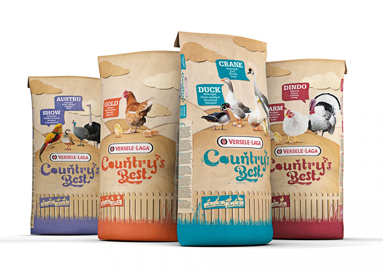 Quatre Mains package design - quatre mains, farm, versele