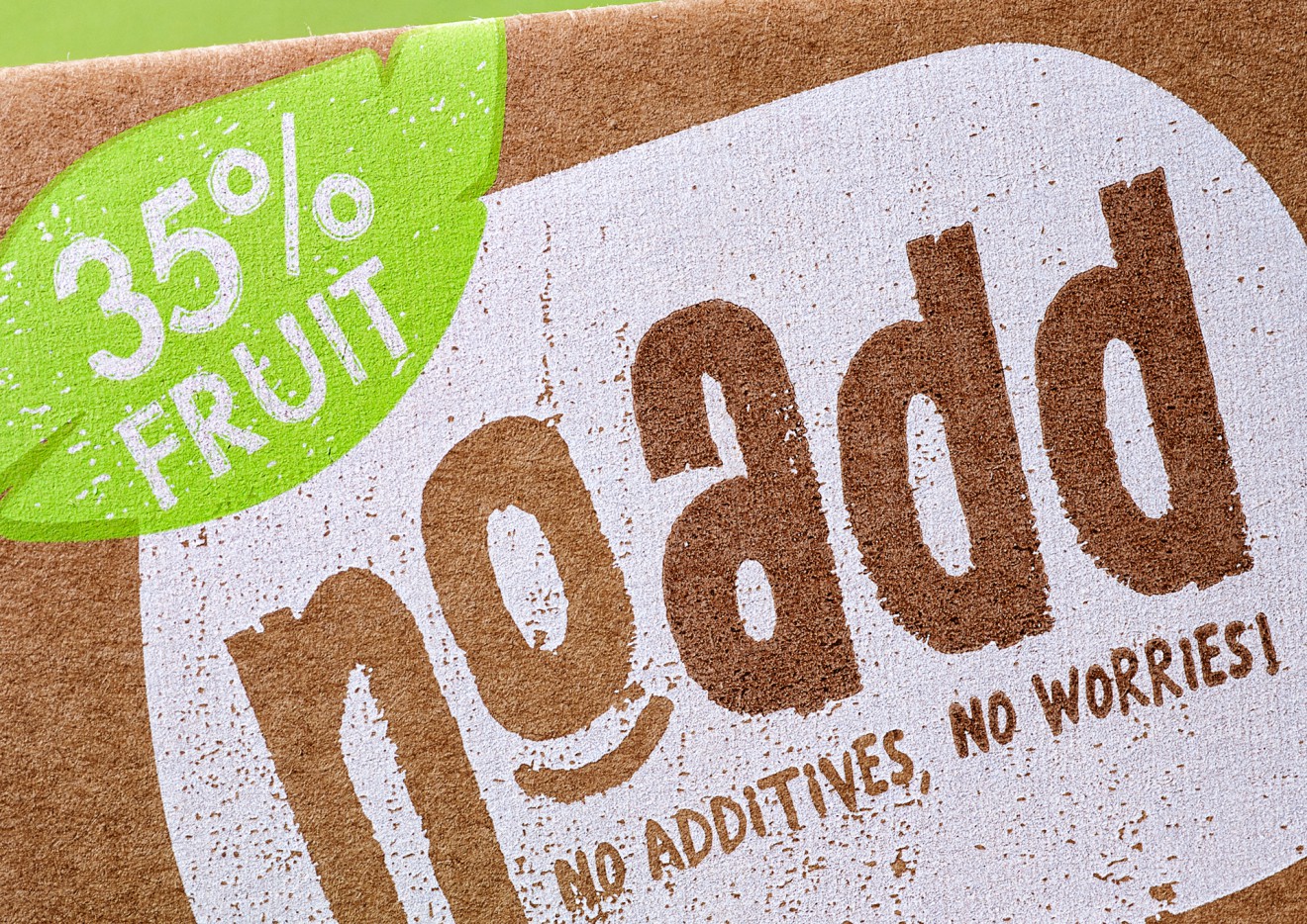 Quatre Mains package design - no add, fruit, no worries