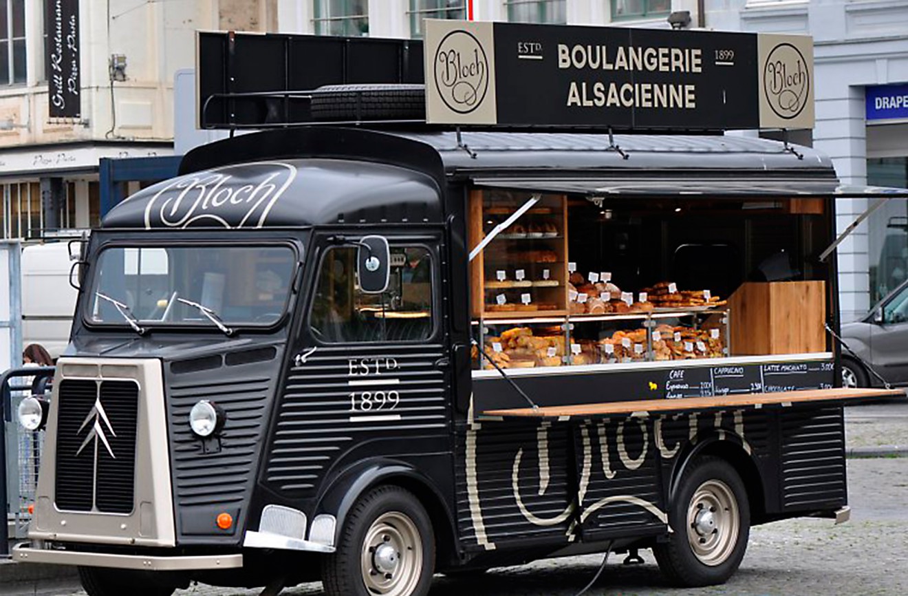 Quatre Mains package design - food, truck, vrijdagsmarkt