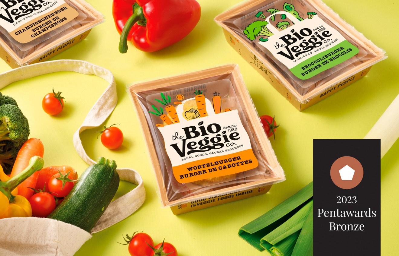Quatre Mains package design - Redesign for The Bio Veggie Company
