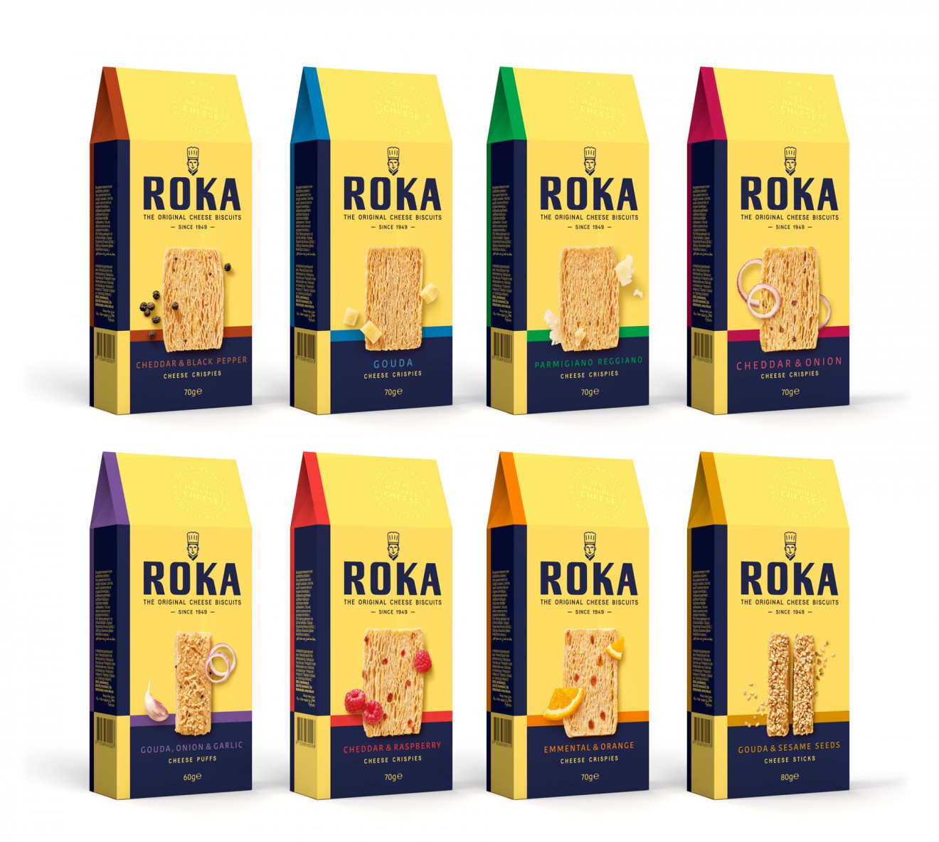 Quatre Mains package design - restyling, roka, range