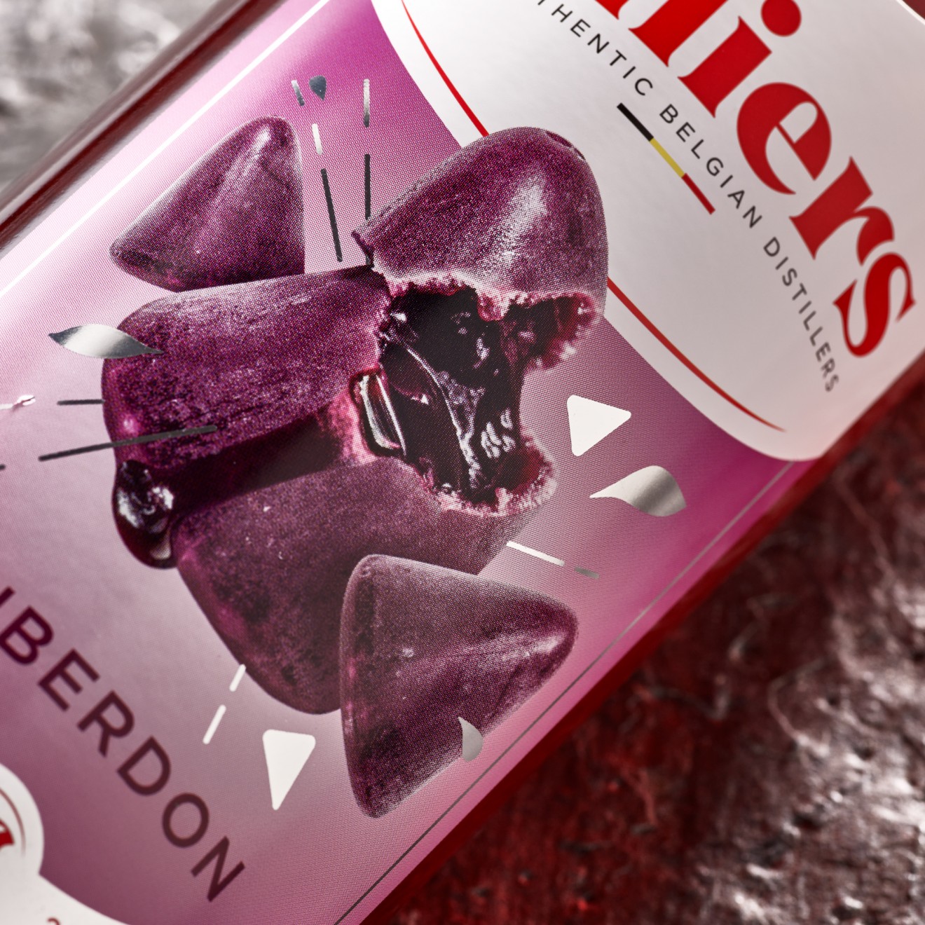 Quatre Mains package design - Filliers Fruit & Cream Jenevers