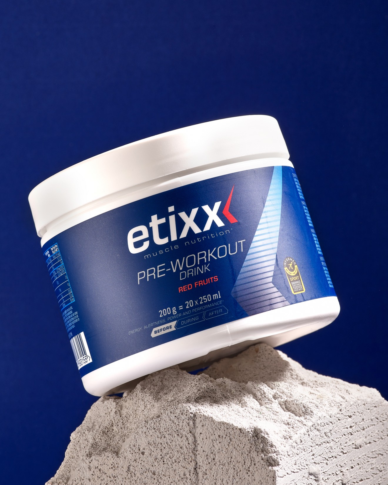 Quatre Mains package design - Etixx Muscle Nutrition packaging design