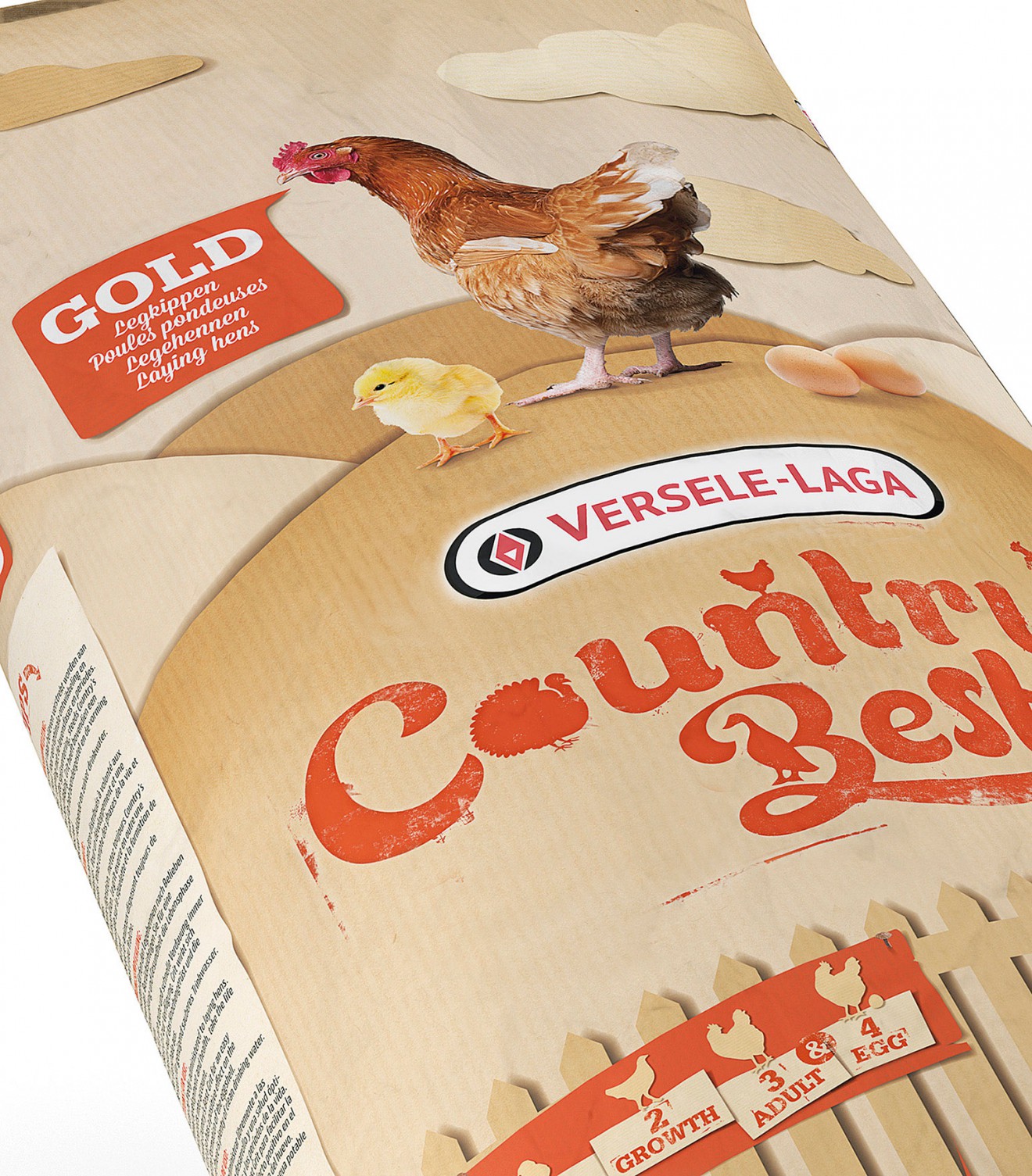 Quatre Mains package design - animal, chicken, petfood