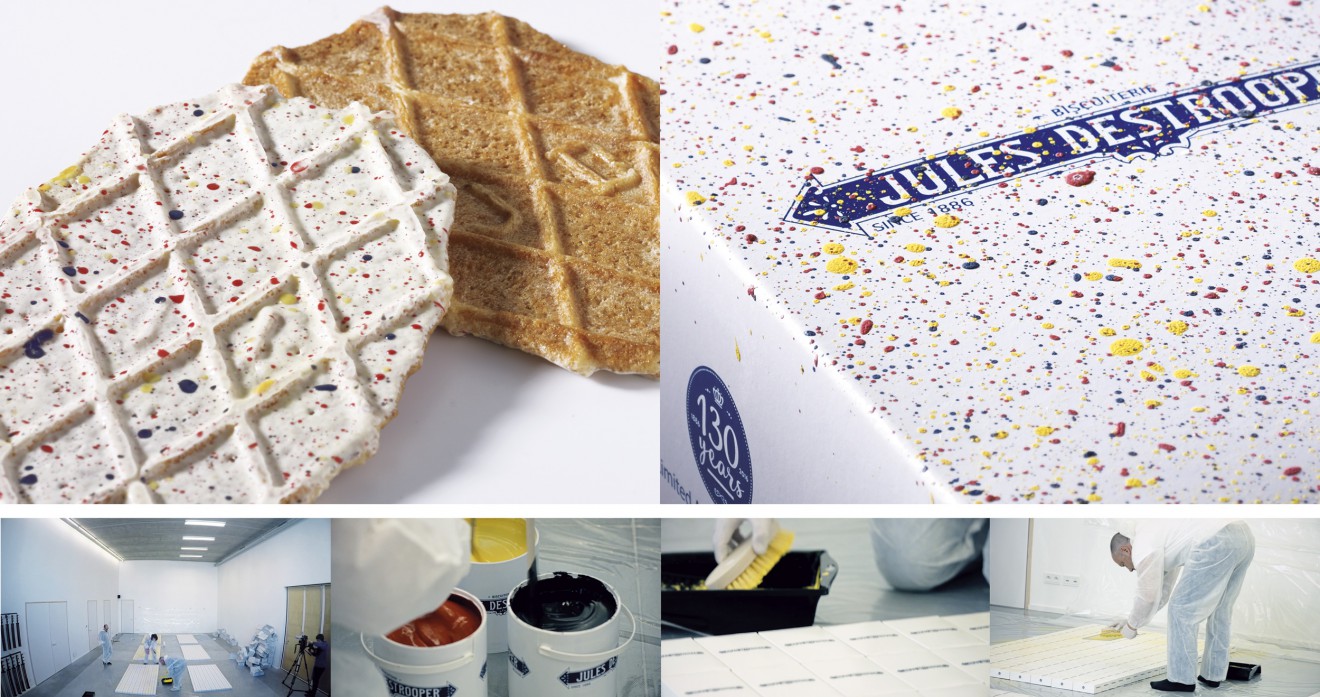 Quatre Mains package design - Dominique Person, biscuits, Boterwafel