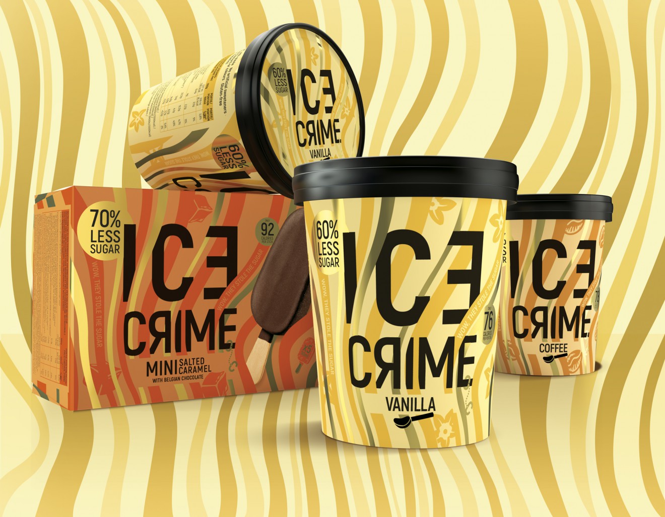 Quatre Mains package design - sugar, summer, vibe