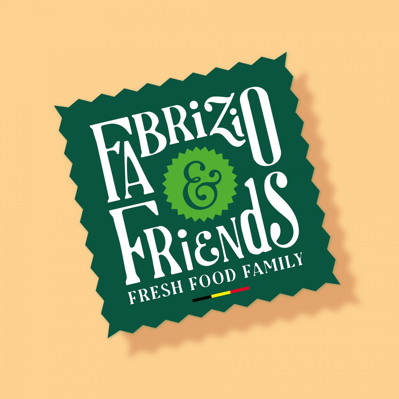 Quatre Mains package design - Fresh pasta packaging for Fabrizio & Friends