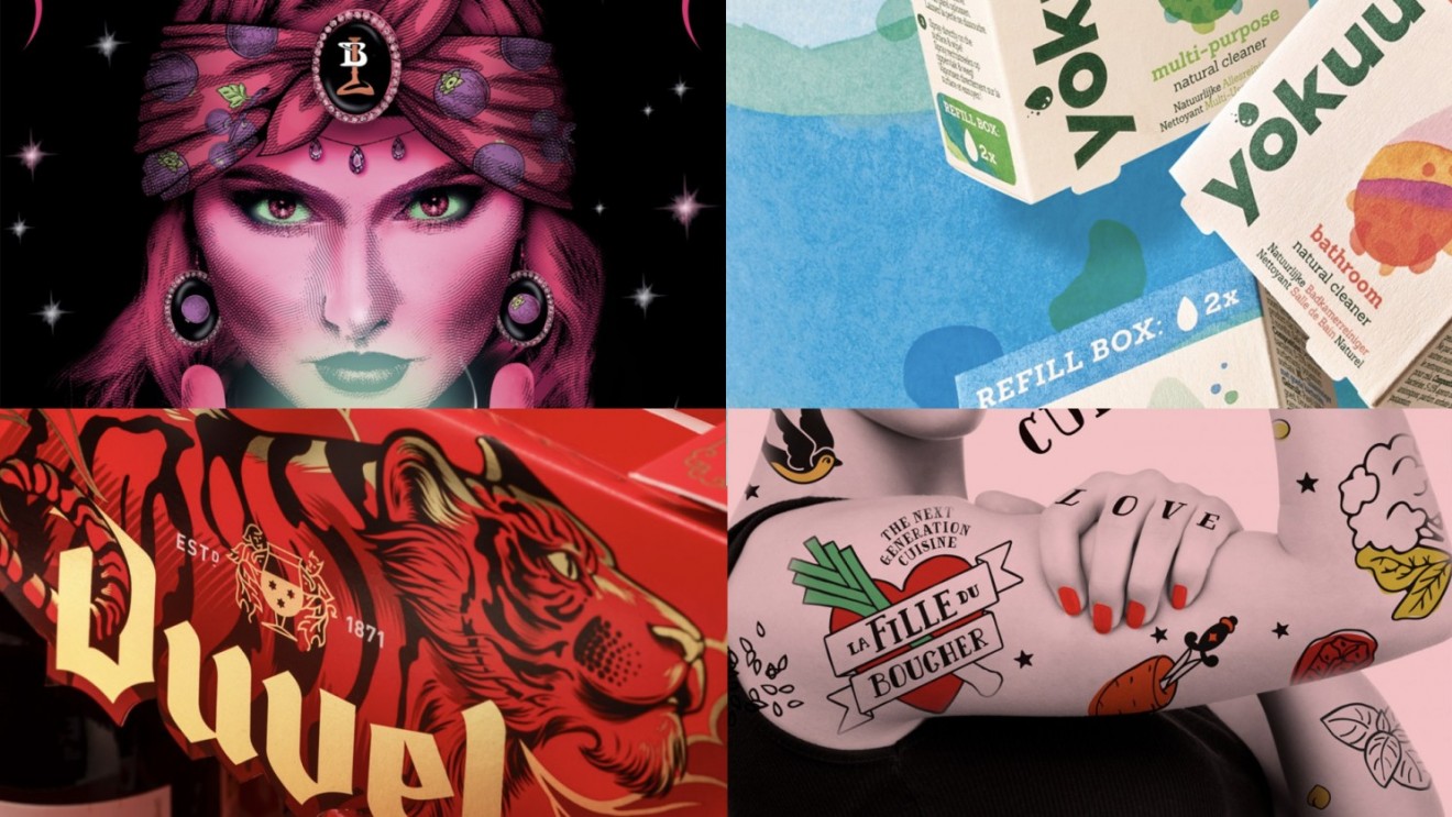 Quatre Mains package design - 