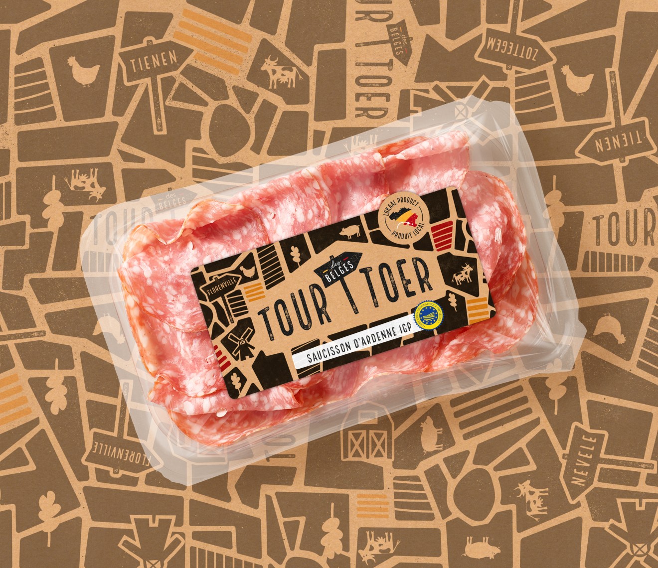 Quatre Mains package design - Brand Creation for Tour Toer