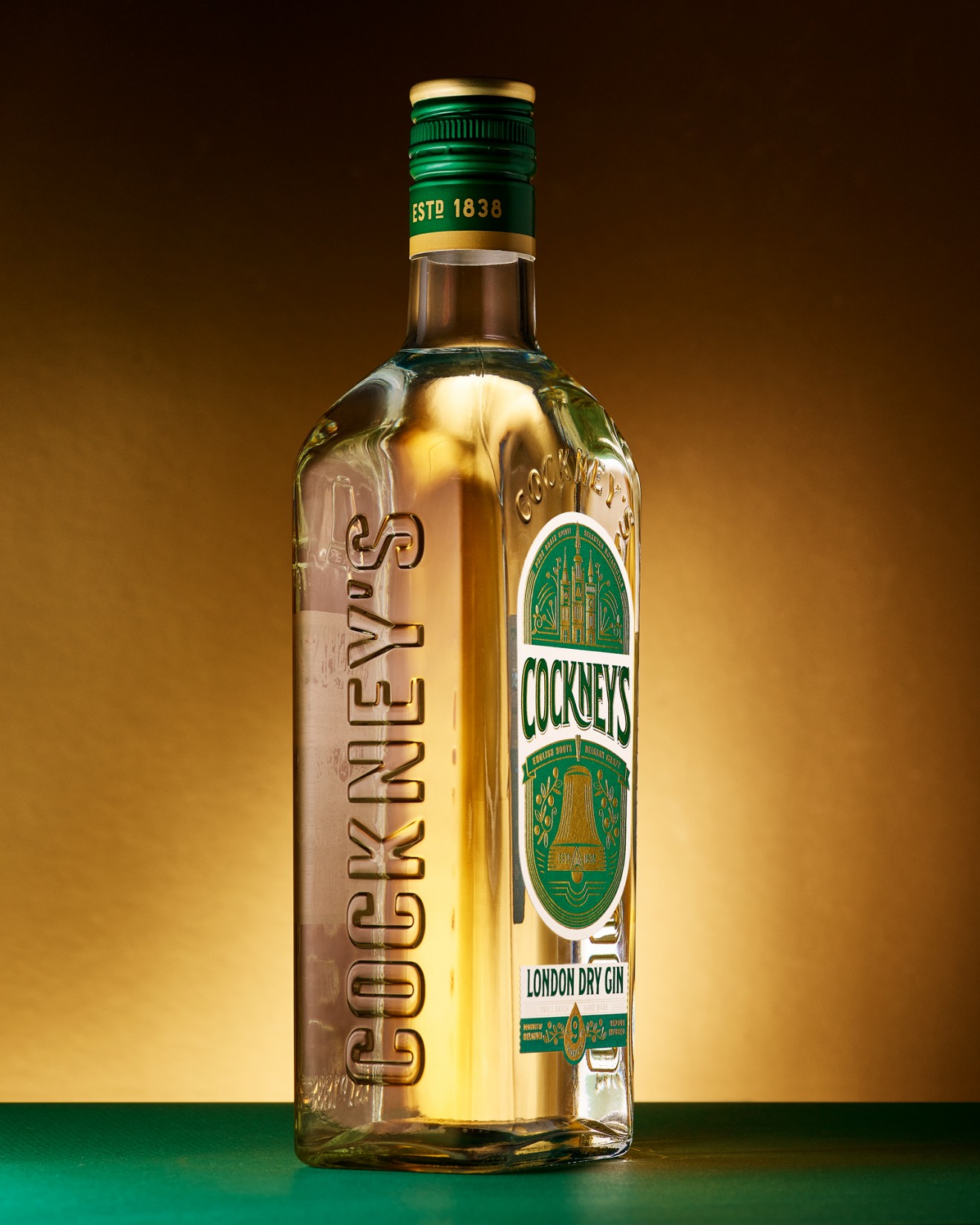 Quatre Mains package design - Cockney's Gin packaging redesign