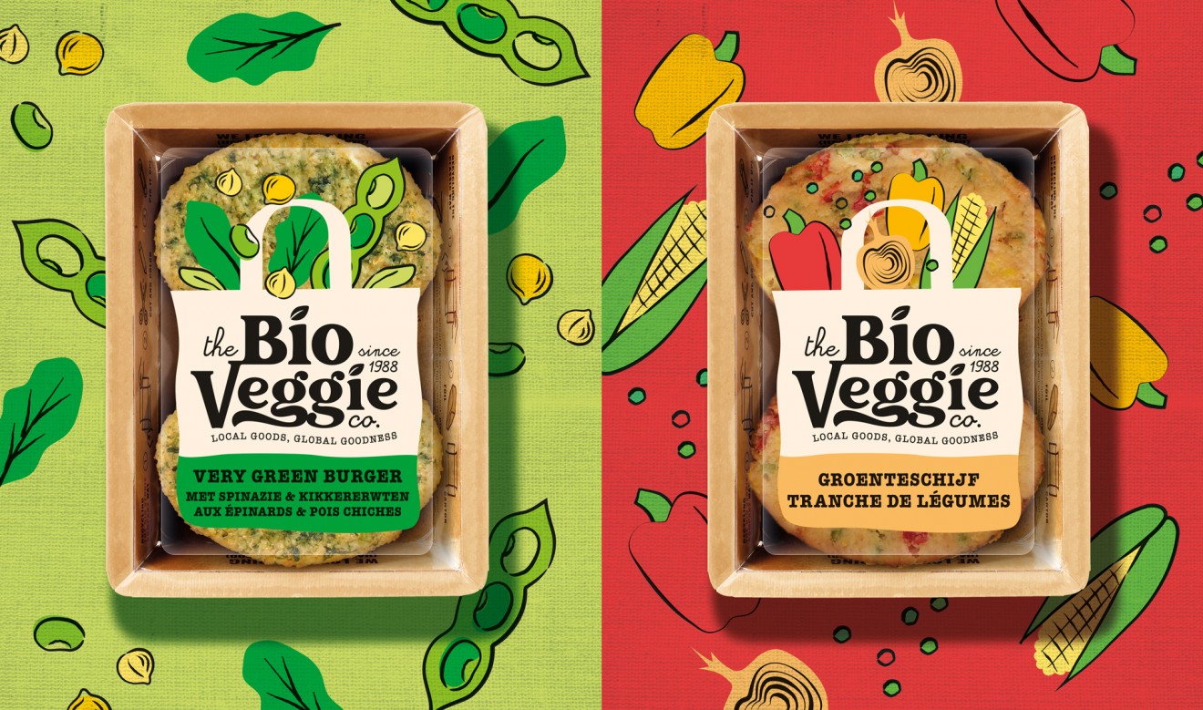 Quatre Mains package design - Redesign for The Bio Veggie Company