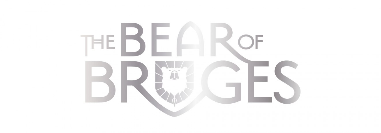Quatre Mains package design - bear of bruges, logo, design, quatre mains