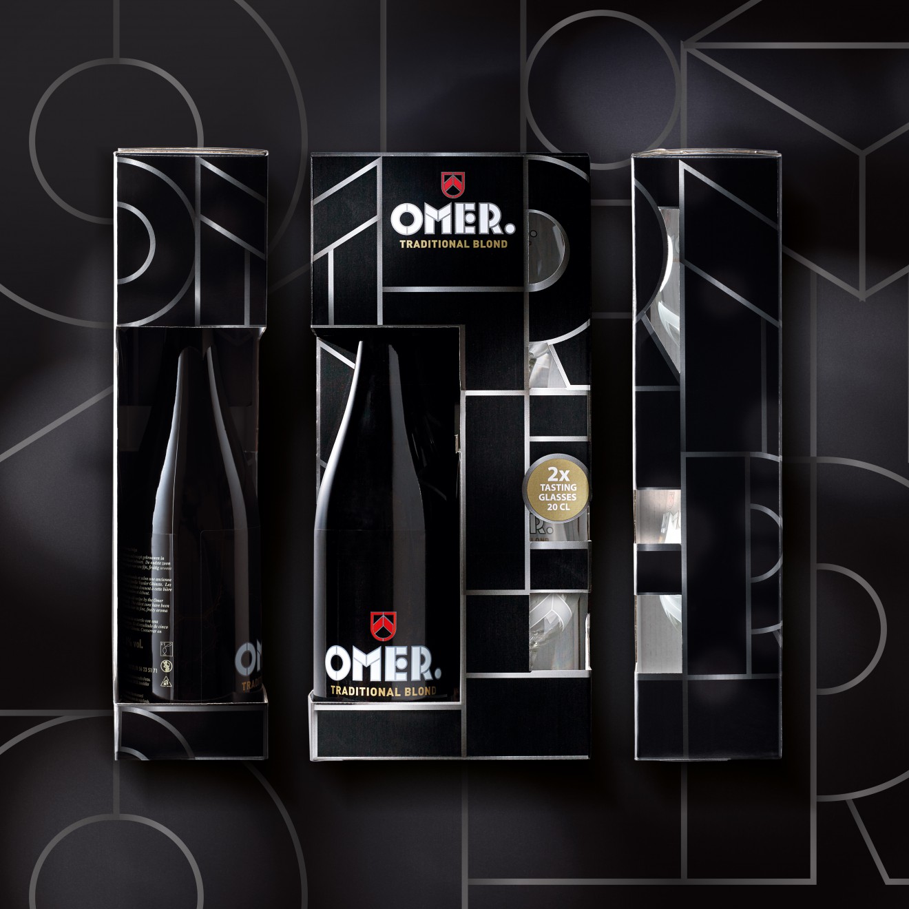 Quatre Mains package design - quatre mains, packaging design, beer