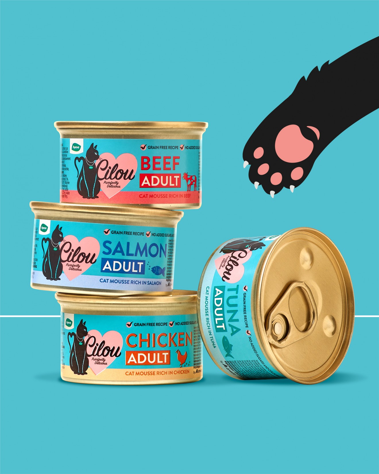 Quatre Mains package design -