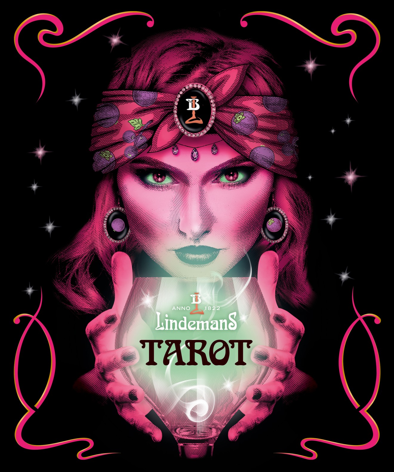 Quatre Mains package design - Tarot Brand Creation for Lindemans
