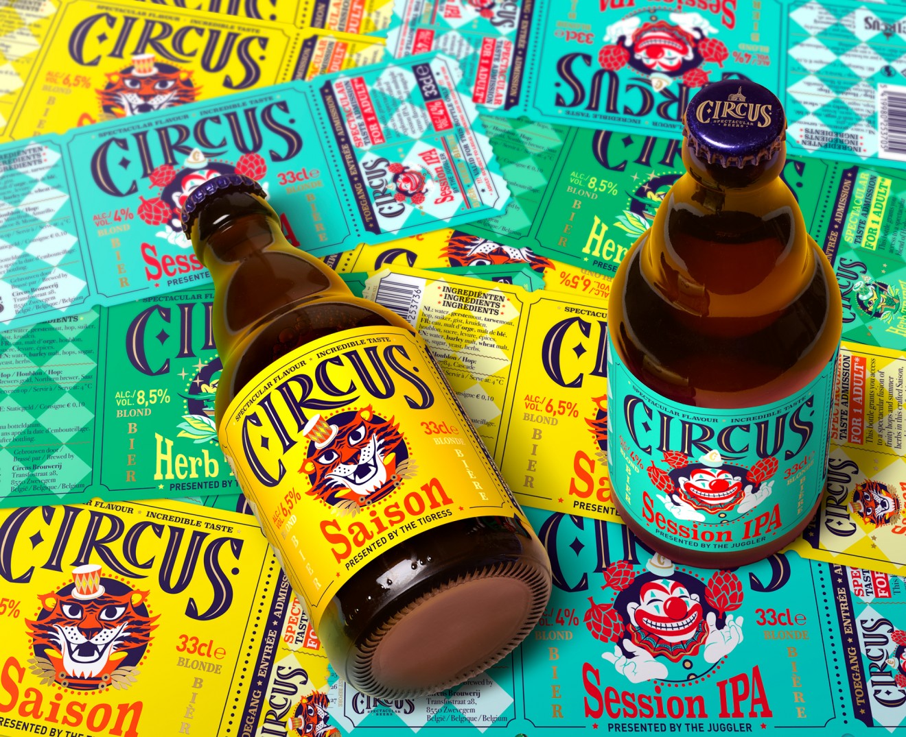Quatre Mains package design -