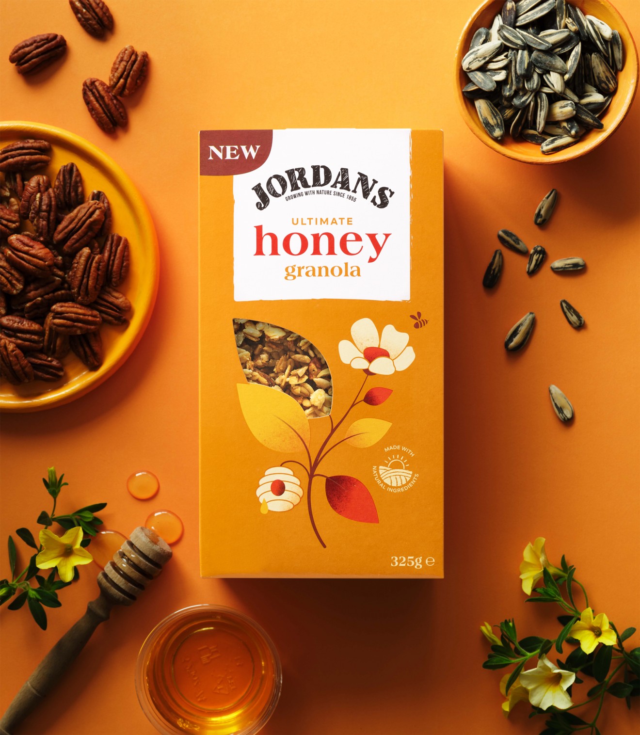 Quatre Mains package design - Jordans Ultimate Granola packaging design