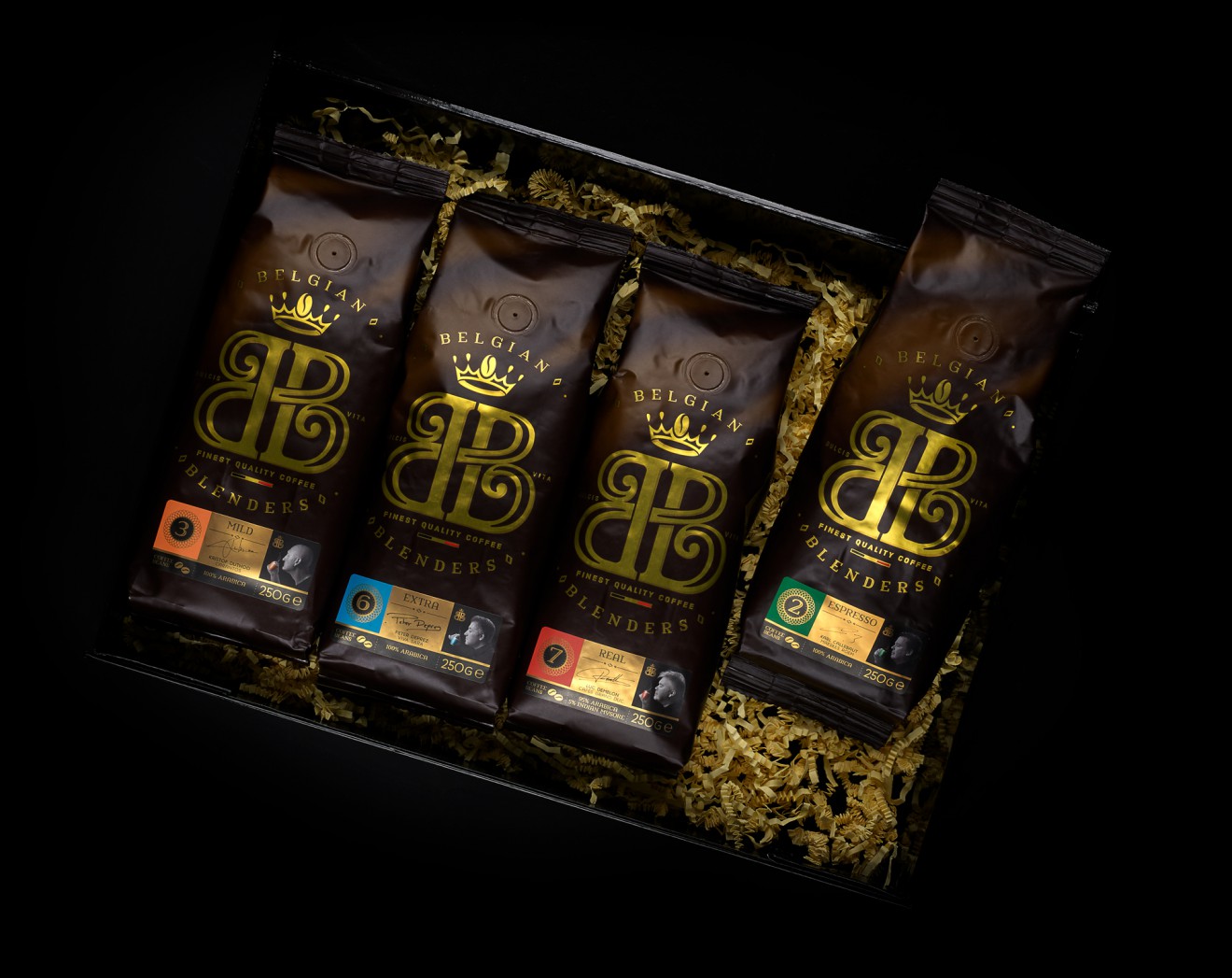 Quatre Mains package design - belgian blenders, branding, vonco