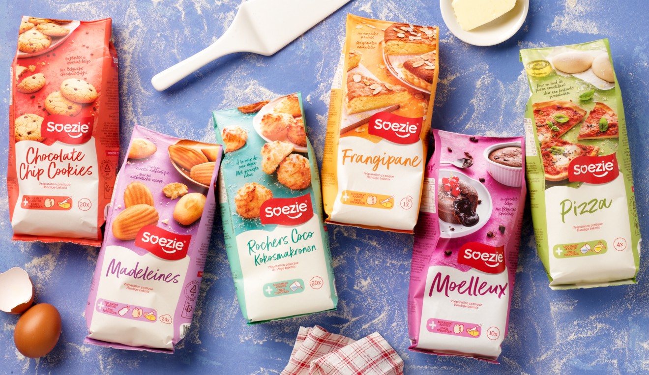 Quatre Mains package design - packaging, redesign, baking