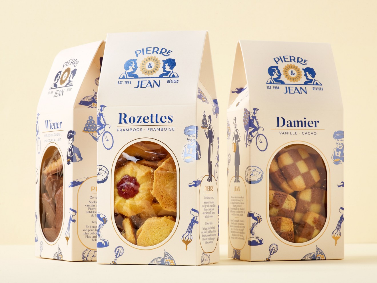 Quatre Mains package design -