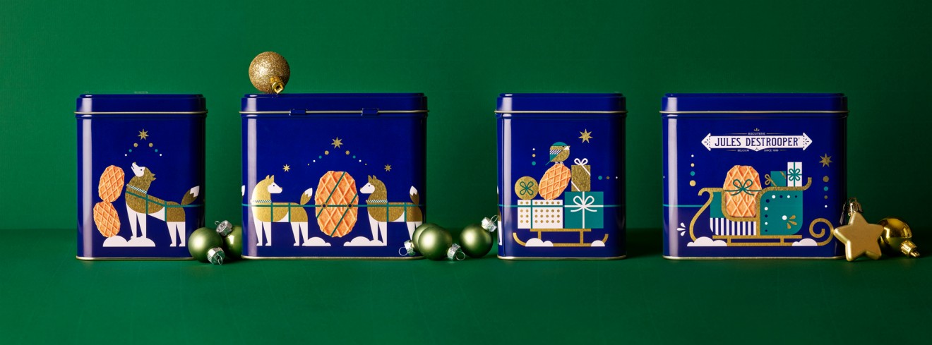Quatre Mains package design - illustrations