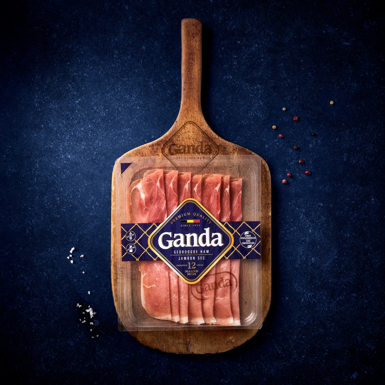Quatre Mains package design - Brand Redesign for Ganda Ham