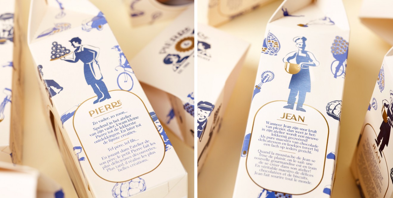 Quatre Mains package design -