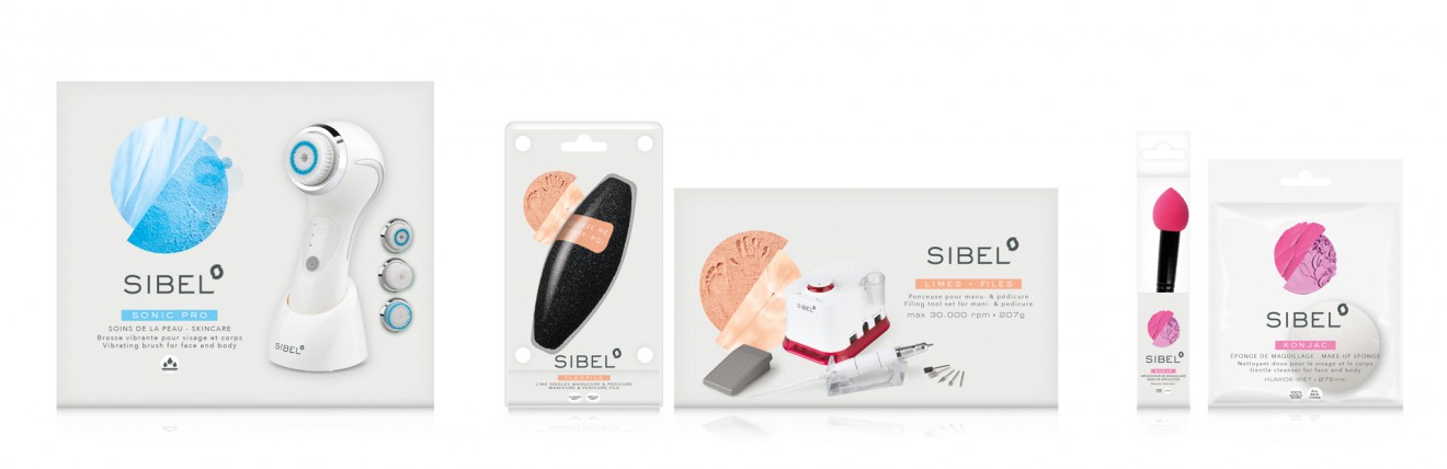 Quatre Mains package design - sibel, make up, packaging design