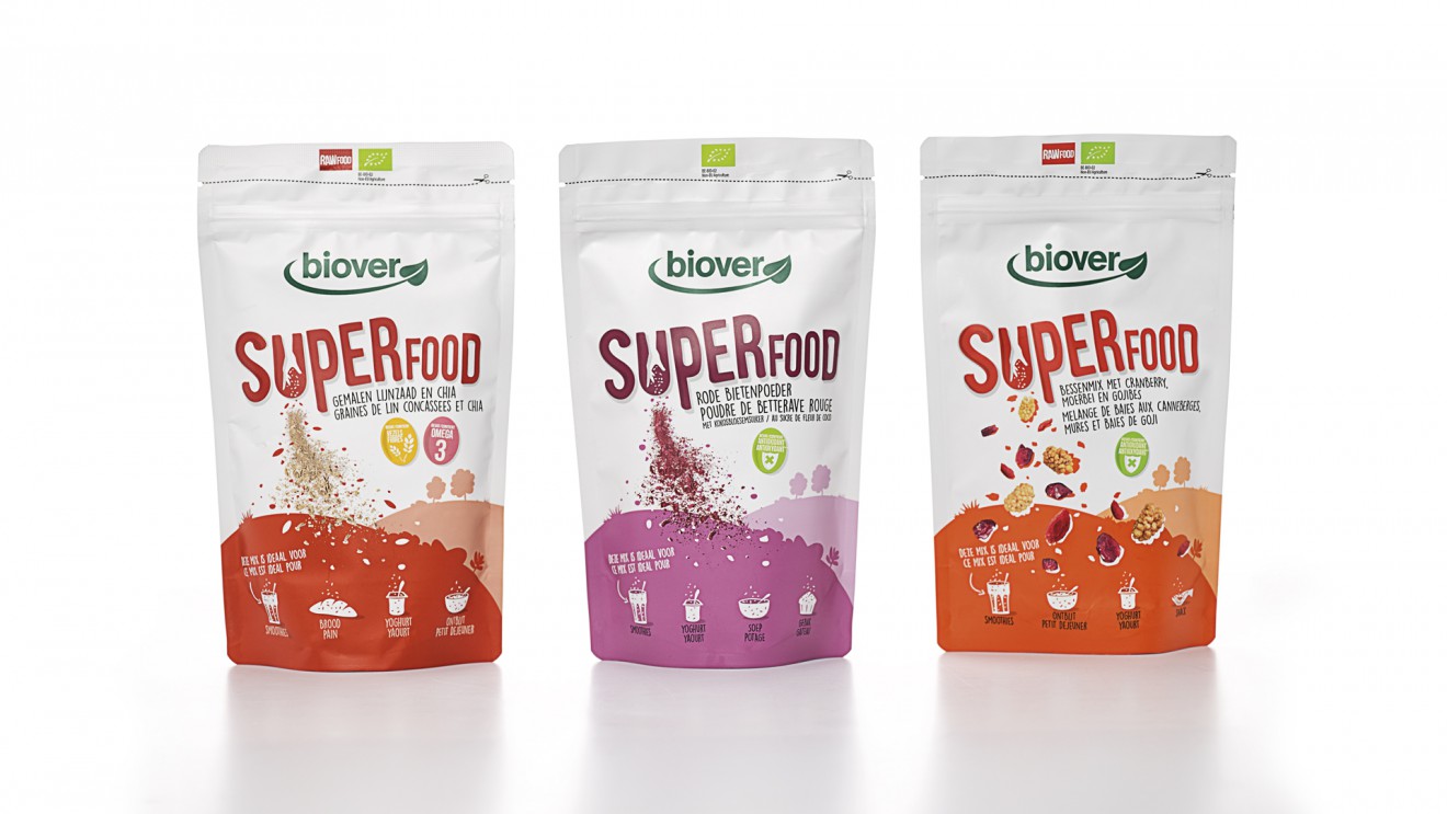 Quatre Mains package design - range, raw food, packaging