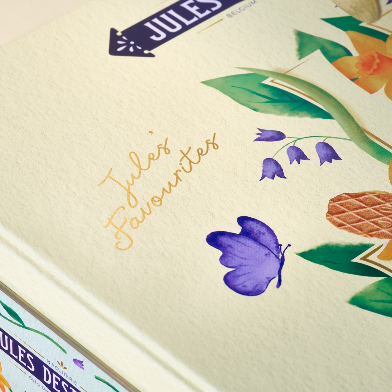 Quatre Mains package design - Limited Springtime Collection for Jules Destrooper