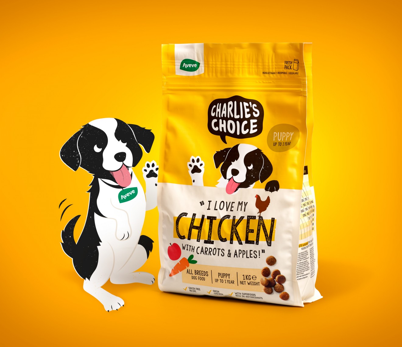 Quatre Mains package design - Charlie's Choice Design for Aveve