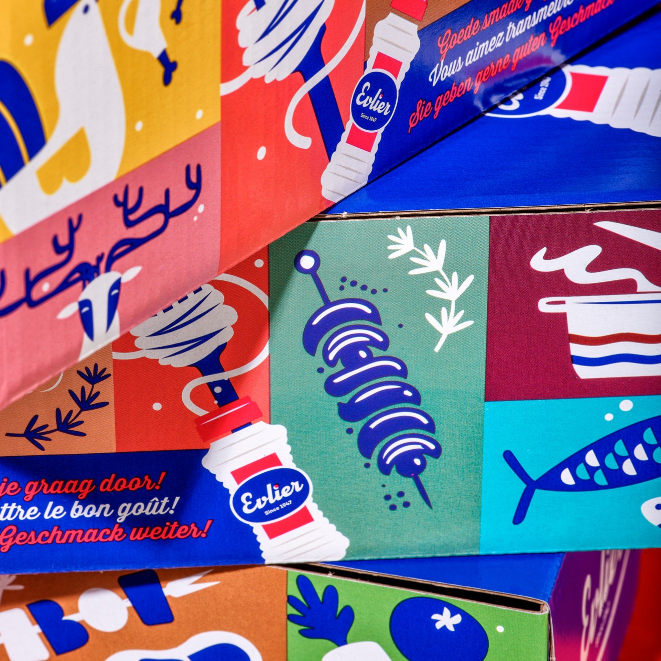 Quatre Mains package design -