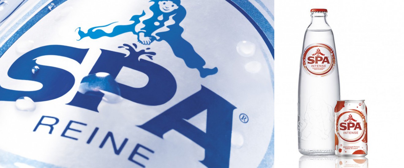 Quatre Mains package design - Spa, Spadel, Spa Reine, Bottle Design, Water